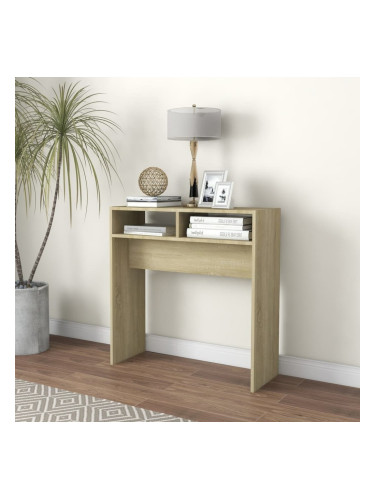 Sonata H Конзолна маса, дъб сонома, 78x30x80 см, инженерно дърво