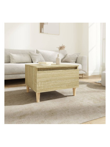 Sonata H Странична маса, Дъб сонома, 50x46x35 см, инженерно дърво