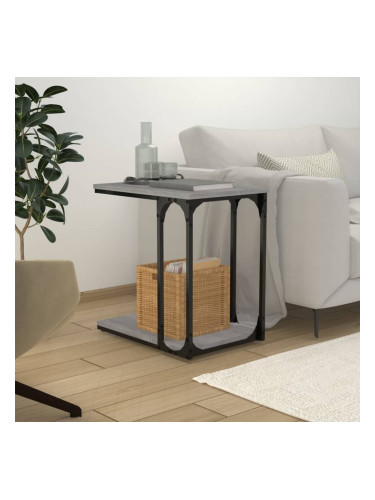 Sonata H Странична маса, cив сонома, 50x35x52 см, инженерно дърво