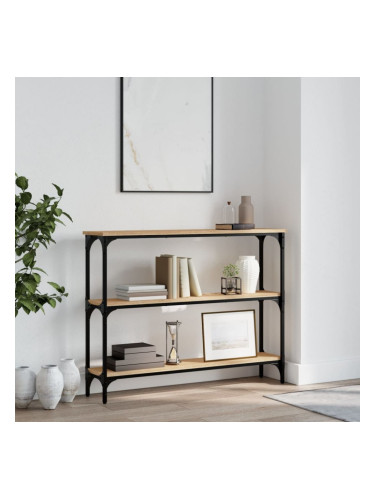 Sonata H Конзолна маса, дъб сонома, 100x22,5x75 см, инженерно дърво