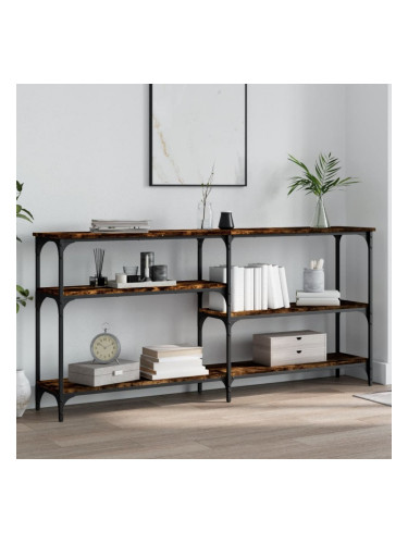 Sonata H Конзолна маса, опушен дъб, 160x29x75 см, инженерно дърво