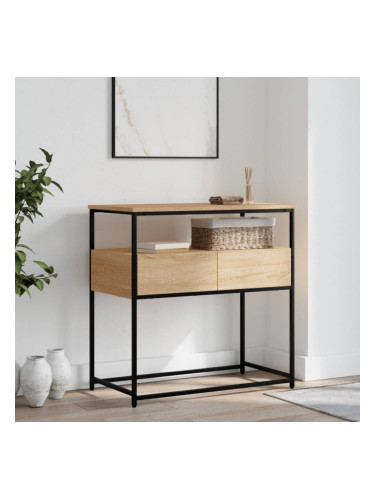 Sonata H Конзолна маса, дъб сонома, 75x40x75 см, инженерно дърво