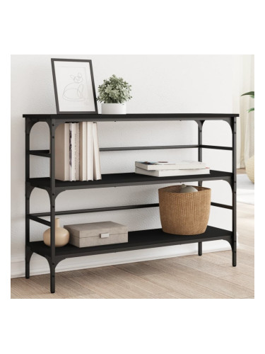 Sonata H Конзолна маса, черна, 100x32x75 см, инженерно дърво