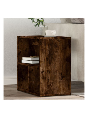 Sonata H Странични маси, 2 бр, опушен дъб, 50x30x50 см, инеженерно дърво