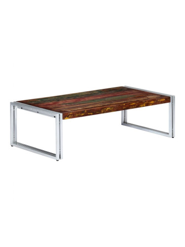 Sonata H Маса за кафе, 120x60x35 см, масивно регенерирано дърво