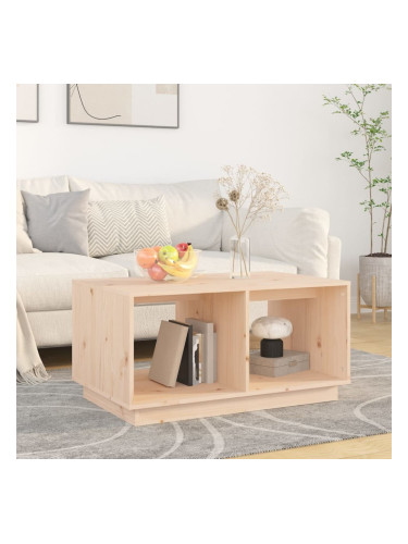 Sonata H Кафе маса, 80x50x40 см, борово дърво масив