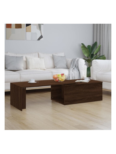 Sonata H Кафе маса, кафяв дъб, 150x50x35 см, инженерно дърво