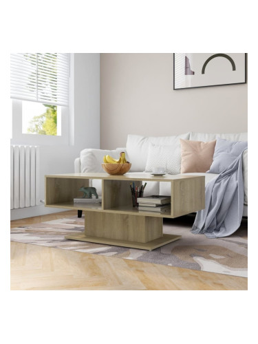 Sonata H Маса за кафе, дъб сонома, 103,5x50x44,5 см, инженерно дърво