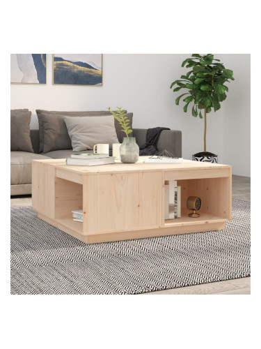 Sonata H Кафе маса, 100x101x40,5 см, борово дърво масив