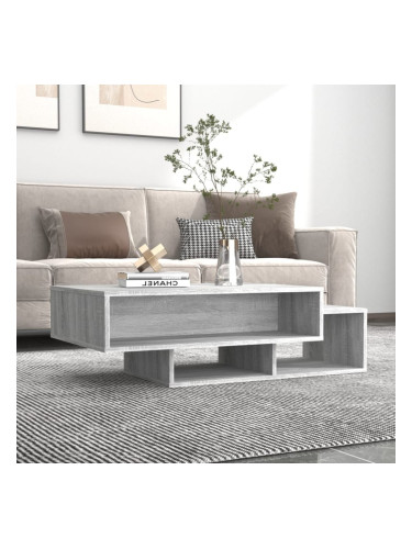 Sonata H Кафе маса, сив сонома, 105x55x32 см, инженерно дърво