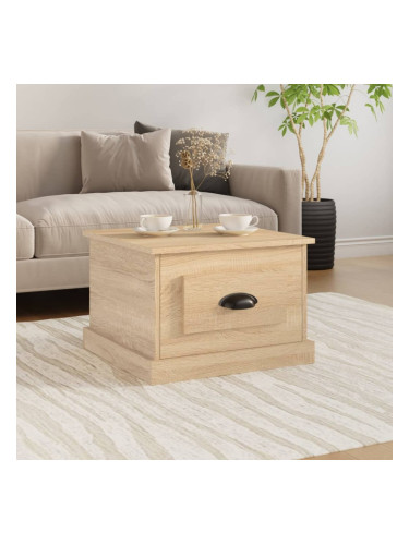 Sonata H Кафе маса, дъб сонома, 50x50x35 см, инженерно дърво