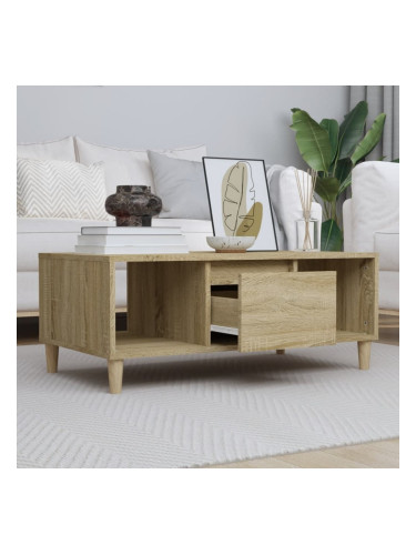 Sonata H Кафе маса, дъб сонома, 90x50x36,5 см, инженерно дърво