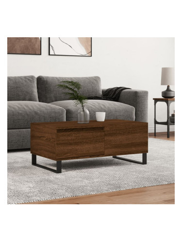 Sonata H Кафе маса, кафяв дъб, 90x50x36,5 см, инженерно дърво