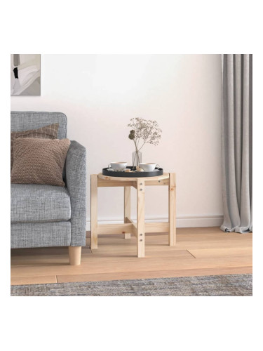 Sonata H Кафе маса, Ø 52,5x45 см, борово дърво масив