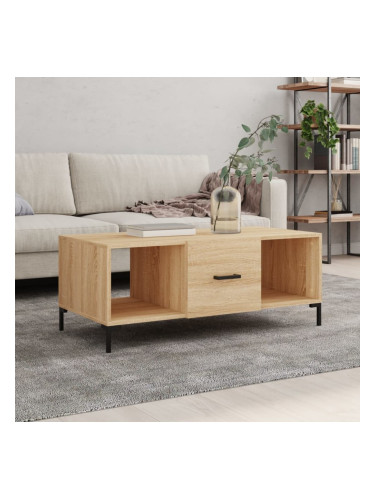 Sonata H Кафе маса, дъб сонома, 102x50x40 см, инженерно дърво