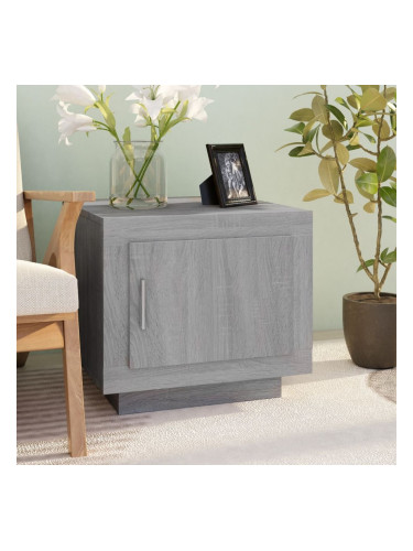 Sonata H Кафе маса, сив сонома, 51x50x45 см, инженерно дърво