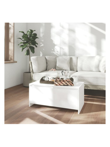 Sonata H Кафе маса, бяла, 90x50x41,5 см, инженерно дърво