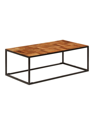 Sonata H Маса за кафе, 110x60x40 см, акациево дърво масив и стомана