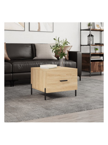 Sonata H Кафе маса, дъб сонома, 50x50x40 см, инженерно дърво