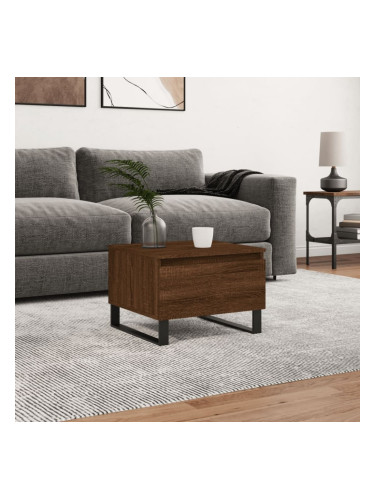 Sonata H Кафе маса, кафяв дъб, 50x46x35 см, инженерно дърво