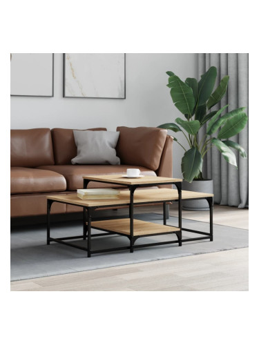 Sonata H Кафе маса, дъб сонома, 102x60x45 см, инженерно дърво