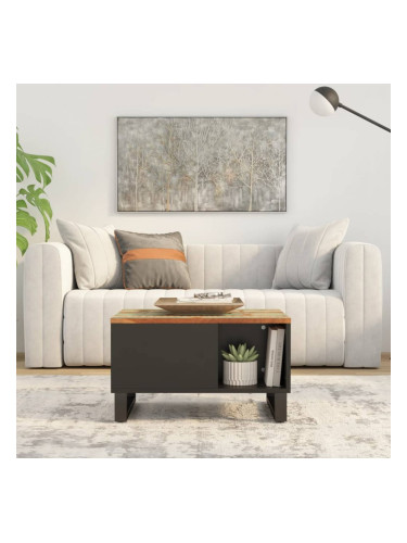 Sonata H Маса за кафе, 60x50x35 см, регенерирано дърво масив