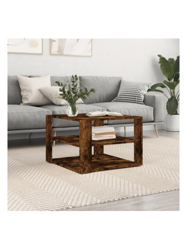 Sonata H Кафе маса, дъб сонома, 59,5x59,5x40 см, инженерно дърво