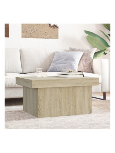 Sonata H Кафе маса, дъб сонома, 80x55x40 см, инженерно дърво