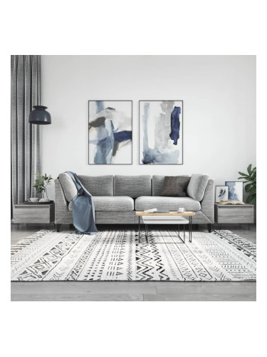 Sonata H Холни маси, 2 бр, сив сонома, 50x46x35 см, инженерно дърво