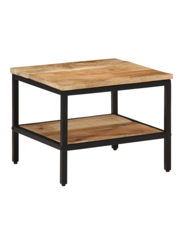 Sonata H Маса за кафе, 45x45x35 см, грубо мангово дърво масив