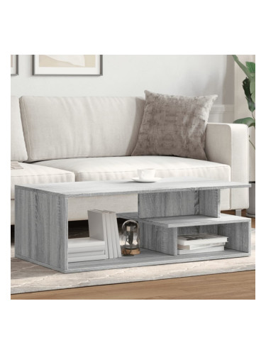 Sonata H Кафе маса, сив сонома, 102x55x35 см, инженерно дърво