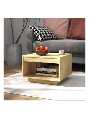 Sonata H Кафе маса, 50x50x33,5 см, борово дърво масив