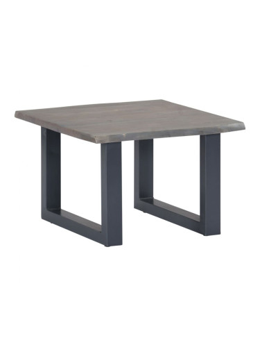 Sonata H Маса за кафе с живи ръбове, 60x60x40 см, акация масив