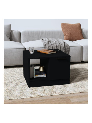 Sonata H Маса за кафе, черна, 50x50x36 см, инженерно дърво