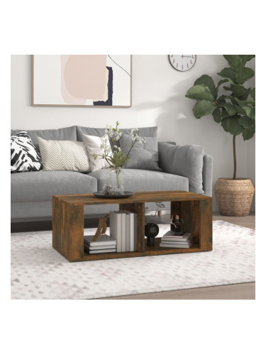 Sonata H Кафе маса, опушен дъб, 100x50x36 см, инженерно дърво