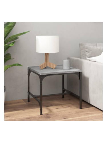 Sonata H Кафе маса, сив сонома, 50x50x35 см, инженерно дърво