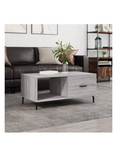 Sonata H Кафе маса, сив сонома, 90x50x40 см, инженерно дърво