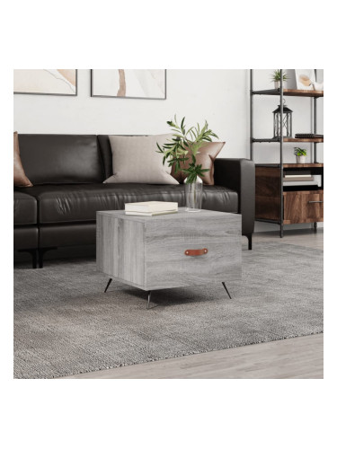 Sonata H Кафе маса, сив сонома, 50x50x40 см, инженерно дърво