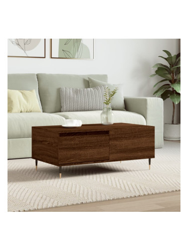 Sonata H Кафе маса, кафяв дъб, 90x50x36,5 см, инженерно дърво