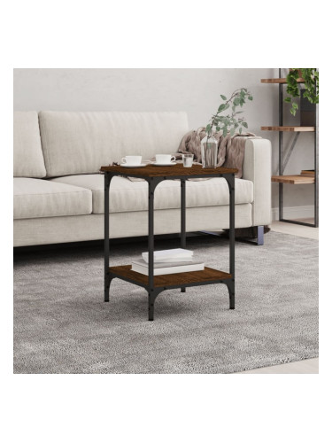 Sonata H Кафе маса, кафяв дъб, 40x40x55 см, инженерно дърво