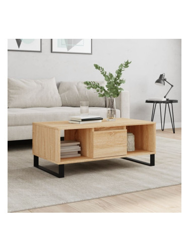 Sonata H Кафе маса, дъб сонома, 90x50x36,5 см, инженерно дърво