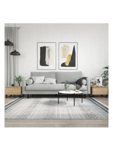 Sonata H Холни маси, 2 бр, дъб сонома, 50x46x35 см, инженерно дърво