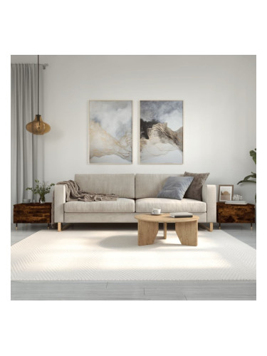 Sonata H Холни маси, 2 бр, опушен дъб, 50x46x35 см, инженерно дърво