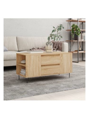 Sonata H Кафе маса, дъб сонома, 102x44,5x50 см, инженерно дърво