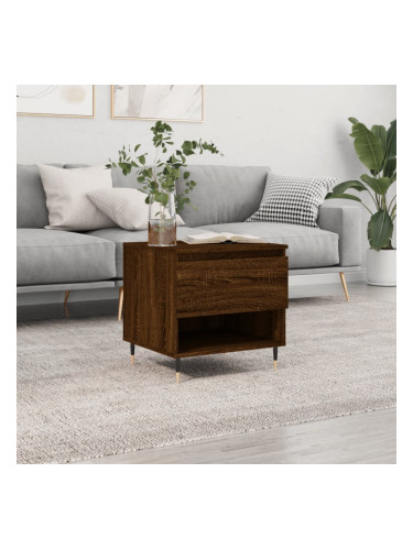 Sonata H Маса за кафе, кафяв дъб, 50x46x50 см, инженерно дърво