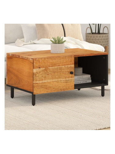 Sonata H Кафе маса, 80x50x40 см, масивна акация