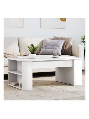 Sonata H Кафе маса, бяла, 102x55x42 см, инженерно дърво