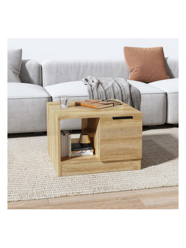 Sonata H Кафе маса, дъб сонома, 50x50x36 см, инженерно дърво