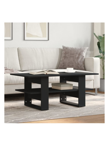 Sonata H Кафе маса, черна, 102x55x42 см, инженерно дърво