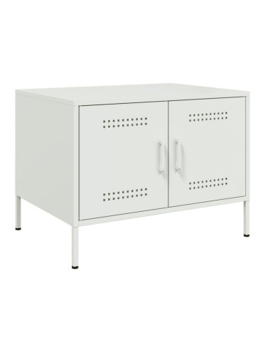 Sonata H Маса за кафе, бяла, 68x50x50,5 см, стомана